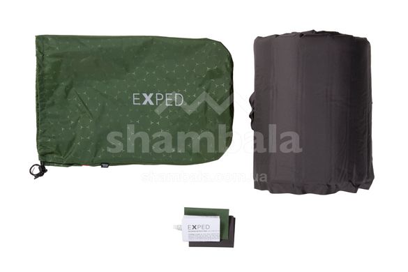 Самонадувной коврик Exped SIM LITE 3.8 M, 183х50х3.8см, green (7640277841048)