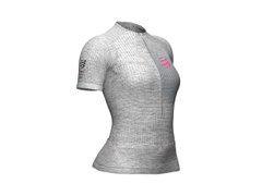 Женская футболка Compressport Trail Postural SS Top W, Grey, S (AW00001B 100 00S)